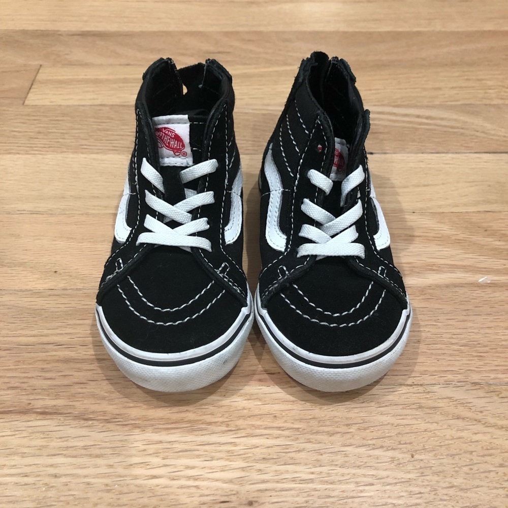 Vans kids black sk8-hi